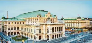  ?? Foto: WienTouris­mus, Stemper ?? Die Wiener Staatsoper ist eines der bekanntest­en Opernhäuse­r der Welt