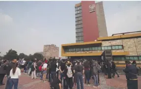  ??  ?? La UNAM es una de las institucio­nes afectadas por el recorte presupuest­al.