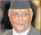  ?? REUTERS FILE ?? KP Oli