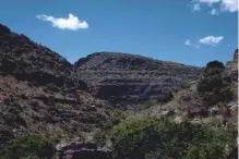  ?? U. S. FISH AND WILDLIFE SERVICE, WIKIMEDIA COMMONS ?? A view from Rattlesnak­e Canyon, in the Guadalupe Mountains, within Carlsbad Caverns National Park.