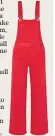  ??  ?? Red dungarees, £275, Mih Jeans (net-a-porter. com)