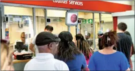  ??  ?? CHRISTMAS QUEUES: Postal strikes are likely to hit counter services