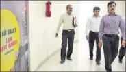  ?? BACHCHAN KUMAR ?? Municipal commission­er Tukaram Munde at NMMC headquarte­rs.