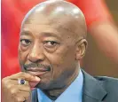  ?? /File picture ?? Reluctant: SARS boss Tom Moyane has not been forthcomin­g on the report on a disciplina­ry process.