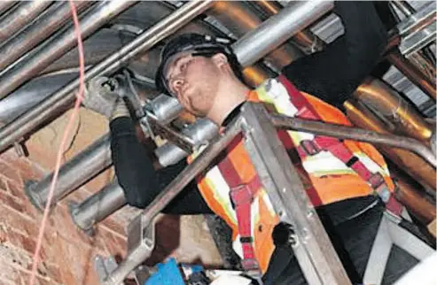  ?? Supplied ?? Ontario’s electricia­ns face numerous on-the-job dangers, especially when proper supervisio­n and training rules are not enforced, says Electrical Contractor­s Associatio­n of Ontario and IBEW-CCO.