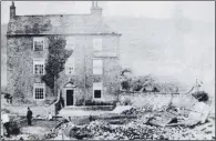  ??  ?? The Farfield Inn pub, shortly after the flood of 1854, in which 250 people were killed.