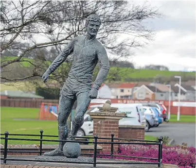  ?? Picture: Kenny Smith. ?? Hill of Beath is the home town of Scottish football legend Jim Baxter.