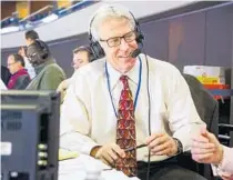  ?? JOSHUA C. CRUEY/ORLANDO SENTINEL ?? Dennis Neumann became the radio play-by-play voice of the Orlando Magic in 1998 but will not be back for a 30th season. He is one of three radio broadcaste­rs whose contracts were not renewed by the team.