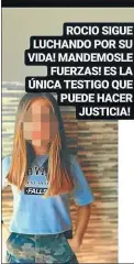  ??  ?? REZO. La chica de 13 años recibe mensajes de aliento.