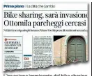  ??  ?? L’invasione imminente del bike sharing sul «Corriere Fiorentino» di domenica