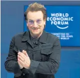  ?? Photos / AP ?? Rutger Bregman said the organisers of Davos could “invite Bono once more”, which they did, but should really be talking about taxes.