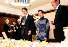  ?? — Bernama photo ?? Deputy Minister of Agricultur­e and Food Security Datuk Arthur Joseph Kurup (second right) with Takahashi (third right) during the launch of the Japan Food Export Platform earlier this month.