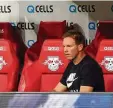  ?? FOTO: JAN WOITAS / DPA ?? Trainer Julian Nagelsmann ist enttäuscht.