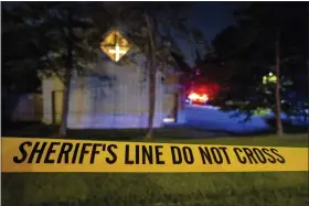  ?? BUTCH DILL-ASSOCIATED PRESS ?? Police barricade off the area after a shooting at the Saint Stephen’s Episcopal Church on Thursday in Vestavia, Ala.