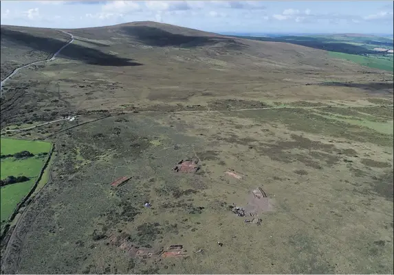  ?? Antiquity Journal/PA Wire ?? > Archaeolog­ists have uncovered the remains of an ancient stone circle in Wales which they believe could have been rebuilt as Stonehenge