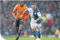  ??  ?? Adam Armstrong earned Blackburn a point