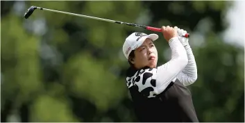  ??  ?? Shanshan Feng mène les Internatio­naux des États-Unis après la première ronde.