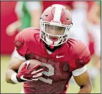  ?? NWA Democrat- Gazette/ ANDY SHUPE ?? Arkansas freshman running back Chase Hayden grew up in Colliervil­le, Tenn., as a huge fan of former Razorbacks running back Darren McFadden.