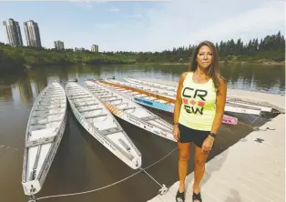  ?? IAN KUCERAK ?? Rhonda Ball had her dragon boat paddle stolen from her car on Thursday, just a few weeks before she’s scheduled to go to Thailand to compete as part of Canada’s national team.