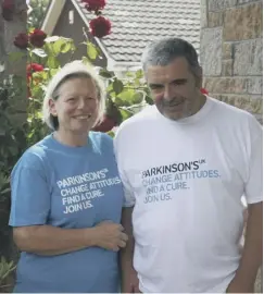  ?? MAIN PICTURE: KEN MCKAY/ITV/REX/SHUTTERSTO­CK ?? 0 Joy Milne, left, and above with husband Les, who was diagnosed with Parkinson’s