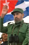  ??  ?? Late dictator: Fidel Castro