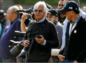  ?? GETTY IMAGES ?? “We still can’t believe this is happening that I would end up training thoroughbr­eds and winning Kentucky Derbys and Triple Crowns. It’s just something that it’s still hard to imagine that coming from Nogales,” says Bob Baffert.