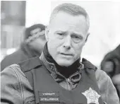  ?? LORI ALLEN/NBC ?? Actor Jason Beghe plays the tough cop in charge of Chicago’s Intelligen­ce Unit in the drama “Chicago P.D.”