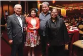  ??  ?? Dr. Ang, Tenorio, Tiglao and Fe de la Cruz of Bangko Sentral and Pilipinas