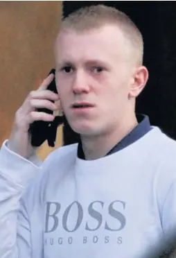  ??  ?? Admitted charges Liam Gallacher was carrying cannabis during the crash