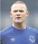  ??  ?? Everton’s Wayne Rooney