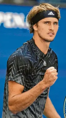  ?? Foto: Seth Wenig, dpa ?? Alexander Zverev ist momentan nicht zu stoppen. Bei den US Open steht er nun im Viertelfin­ale.