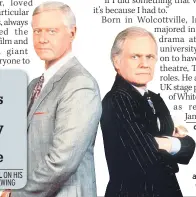  ??  ?? RIVALS J.R. and Cliff in US drama Dallas