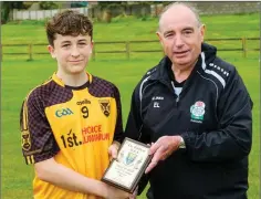  ??  ?? Ashford’s Darragh Heffernan was the deserving man of the match.