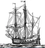  ??  ?? Svartskägg­s berömda skepp var den olagligt införskaff­ade Queen Anne’s Revenge.