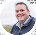  ?? ?? Conservati­ve Highlands and Islands MSP, Jamie Halcro Johnston.