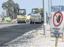  ?? ?? SE AVANZA con la pavimentac­ión de 48 cuadras.