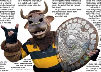  ?? PHOTO: GRANT MATTHEW/STUFF ?? Taranaki locked the shield away until next year with the win on Wednesday night.