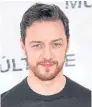  ??  ?? James McAvoy.