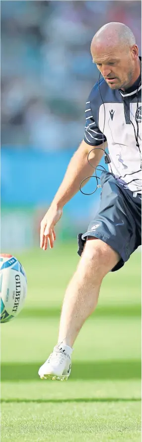  ?? Picture: Getty. ?? Gregor Townsend: kicked Japan head coach Jamie Joseph’s comments into touch.