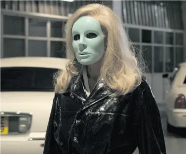  ?? Mongrel media ?? Kylie Minogue pops up, incognito, in one of the many odd surprises in Holy Motors.
