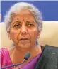  ?? Nirmala Sitharaman ?? ◗ THE FINANCE minister said the RBI has already spoken out on the allegation­s against Adani Group, which said the banking sector is resilient and stable. About 10 days ago, Hindenberg Research made a slew of allegation­s against Adani Group on the corporate governance front.