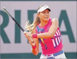  ??  ?? Paula Badosa, durante uno de sus partidos en Roland Garros.