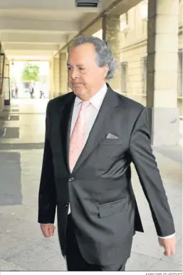  ?? JUAN CARLOS VÁZQUEZ ?? El ex presidente de Invercaria, Tomás Pérez-sauquillo.