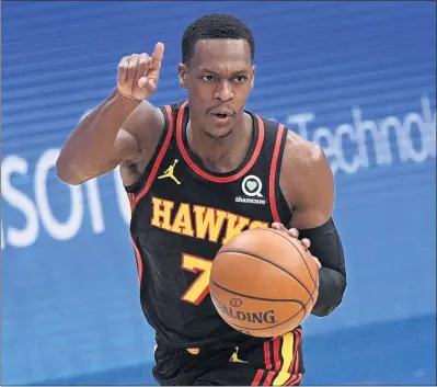  ?? NICK WASS — THE ASSOCIATED PRESS ?? The Clippers, who wanted to sign point guard Rajon Rondo prior to the season, finally acquired him Thursday in a deal with Atlanta.