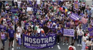  ?? F.E. ?? Mujeres en Puerto Rico pidieron detener la violencia machista.