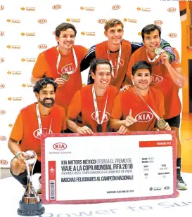  ??  ?? El equipo de la Ciudad de México del Sur fue el ganador