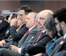  ?? /ERNESTO MUÑOZ ?? Marcelo Ebrard, durante la XXX Reunión de Embajadore­s y Cónsules