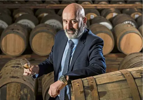  ?? ?? STANDING DOWN: Ewen Mackintosh, managing director of Speymalt Whisky Distributo­rs, intends to retire in 2024.
