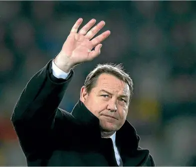  ?? GETTY IMAGES ?? Steve Hansen may wave goodbye to the All Blacks job after the World Cup.