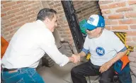  ?? Foto: Cortesía ?? El candidato, visitó las colonias Jardines de San Francisco y Juan Pablo II, además de recorrer el boulevard Josefa Ortiz de Domínguez.